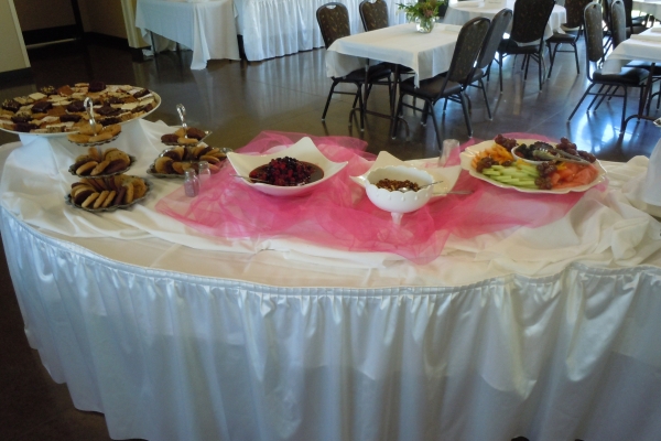 Catering buffet in Green Bay